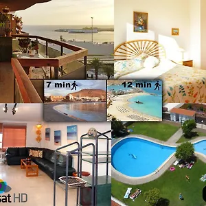  Apartment Jardin Canario Primera Linea De Playa